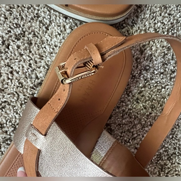 Cole Haan Metallic Sandals - Picture 4 of 11